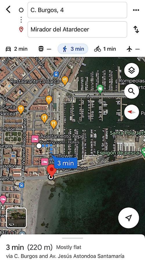 Santa Pola Port, Sea View, Vista Del Mar Apartment ภายนอก รูปภาพ